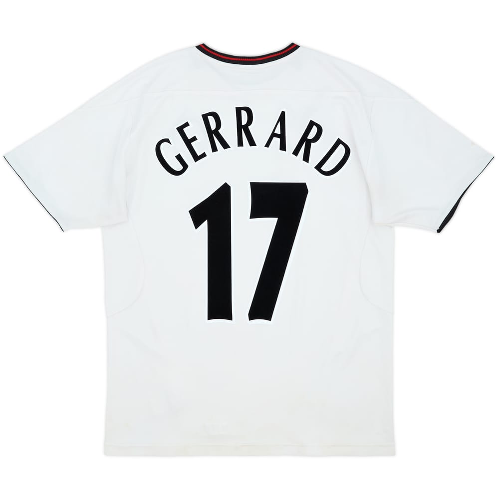 2003-04 Liverpool Away Shirt Gerrard #17 - 5/10 - (M)