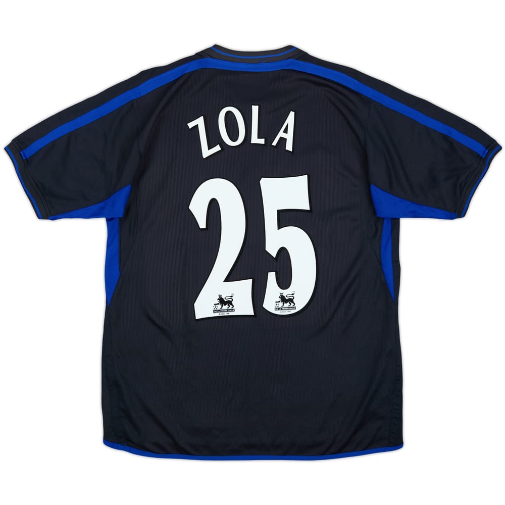 2002-04 Chelsea Camiseta Visitante Zola #25 - 7/10 - (L)