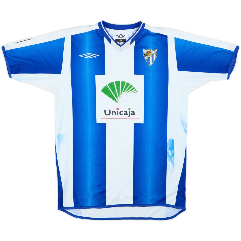 Camiseta de local del Malaga 2003-04 - 5/10 - (L.Niños)