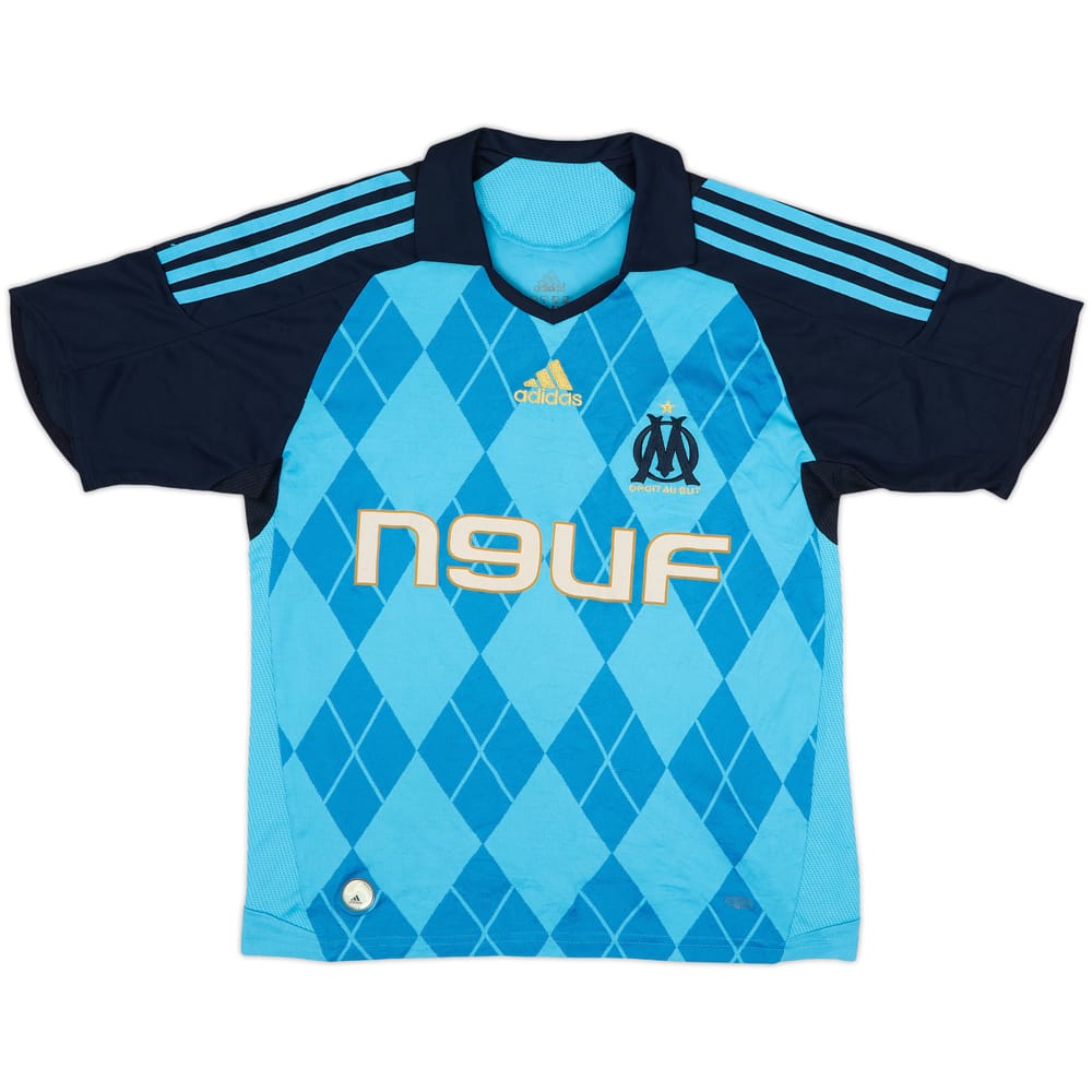 2008-09 Olympique Marseille Away Shirt - 7/10 - (L.Boys)