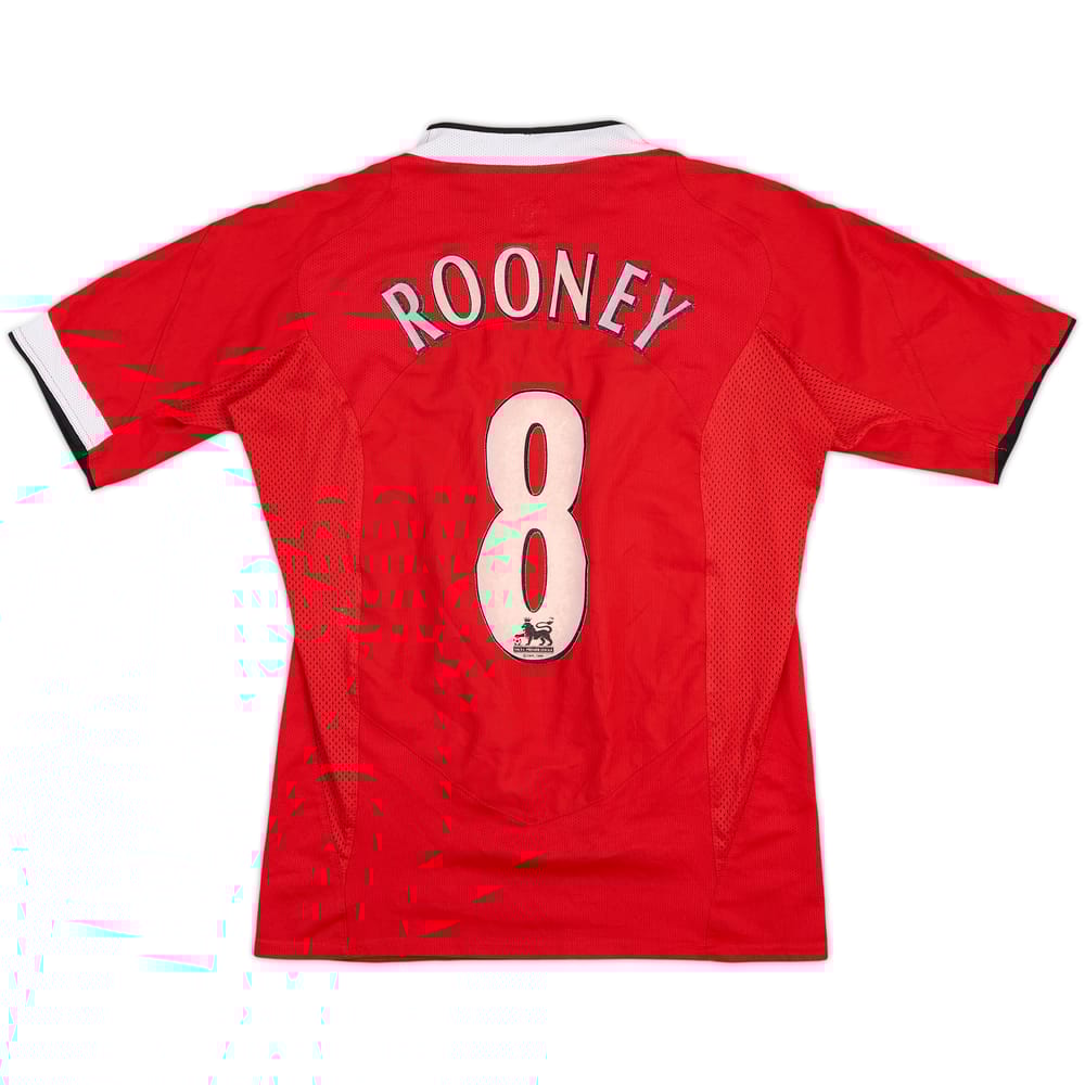 2004-06 Manchester United Home Shirt Rooney #8 - 6/10 - (S)