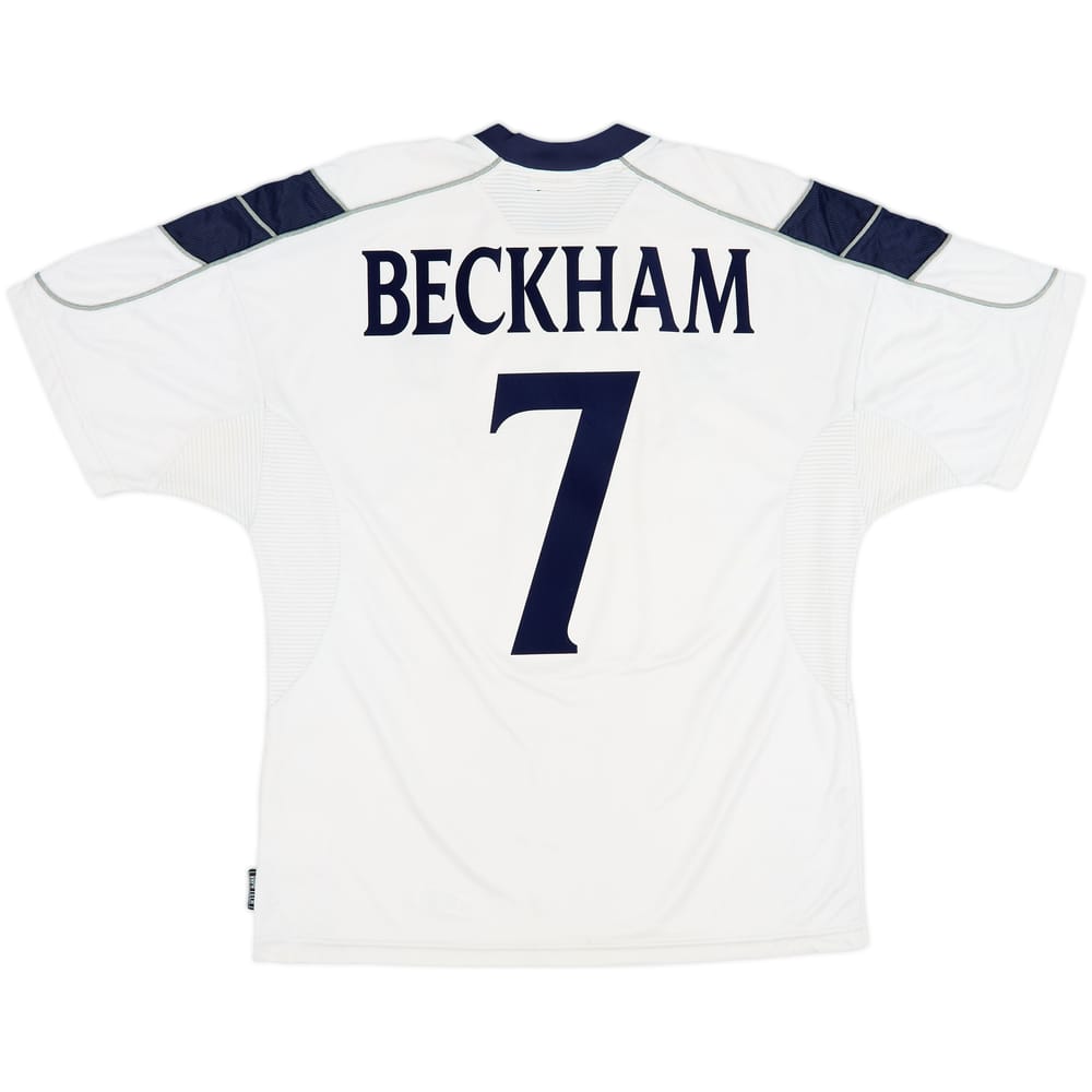 1999-00 Manchester United Camiseta de Tercera Beckham #7 - 6/10 - (L)