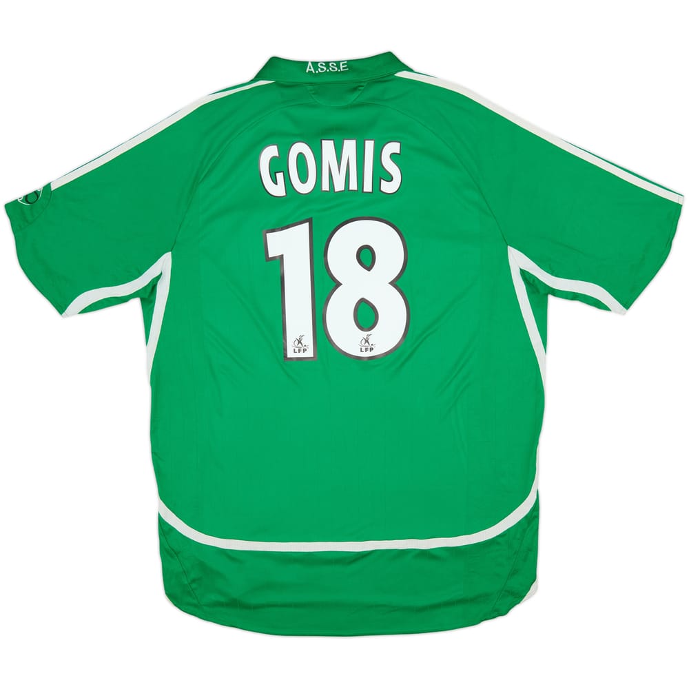 2006-07 Saint Etienne Home Shirt Gomis #18 - 5/10 - (XL)