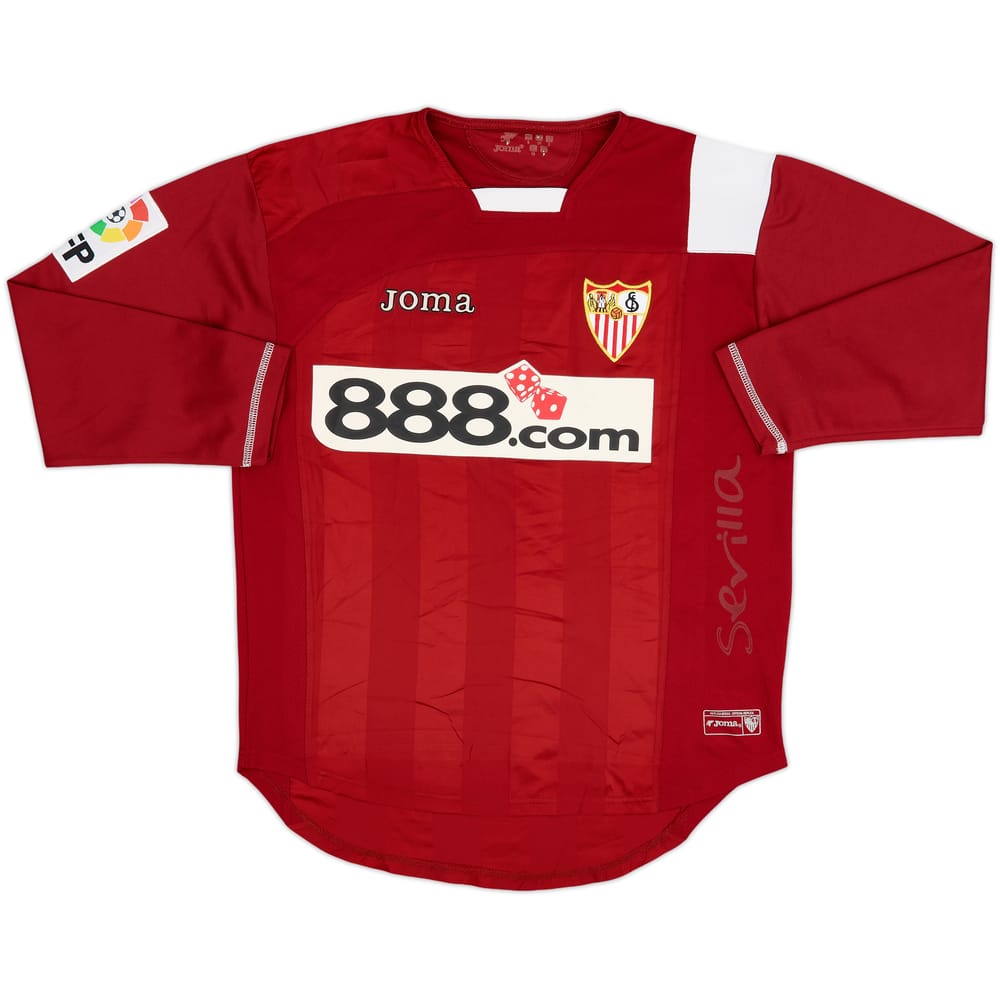 2007-08 Sevilla Away L/S Shirt - 8/10 - (S)