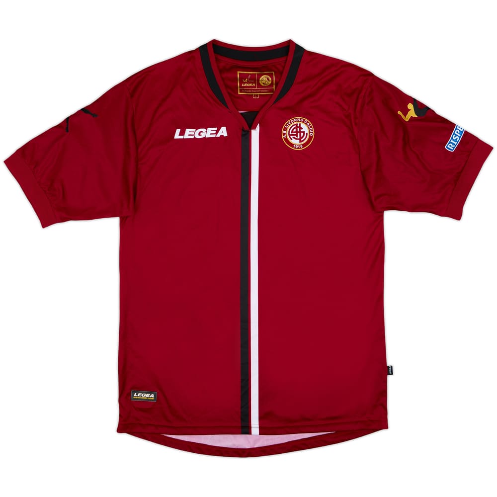 Camiseta de local de juego del Livorno 2015-16 Palazzi #28