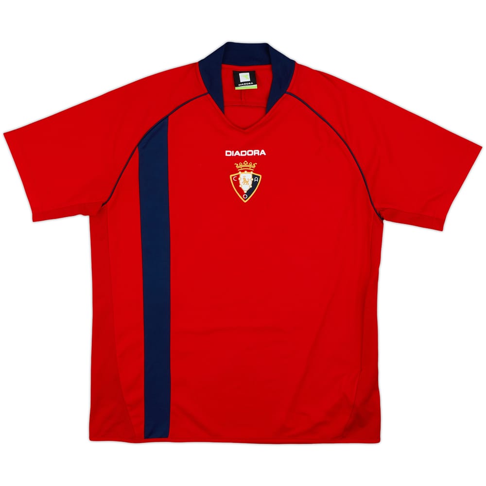 Camiseta Diadora de entrenamiento del Osasuna 2009-10 - 8/10 - (L)