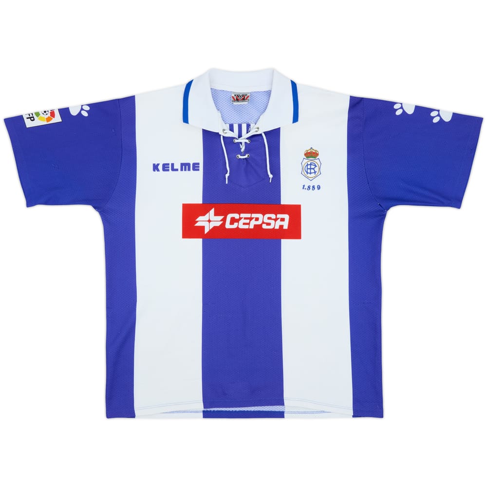 Camiseta de local del Recreativo Huelva 1998-00 - 7/10 - (L)
