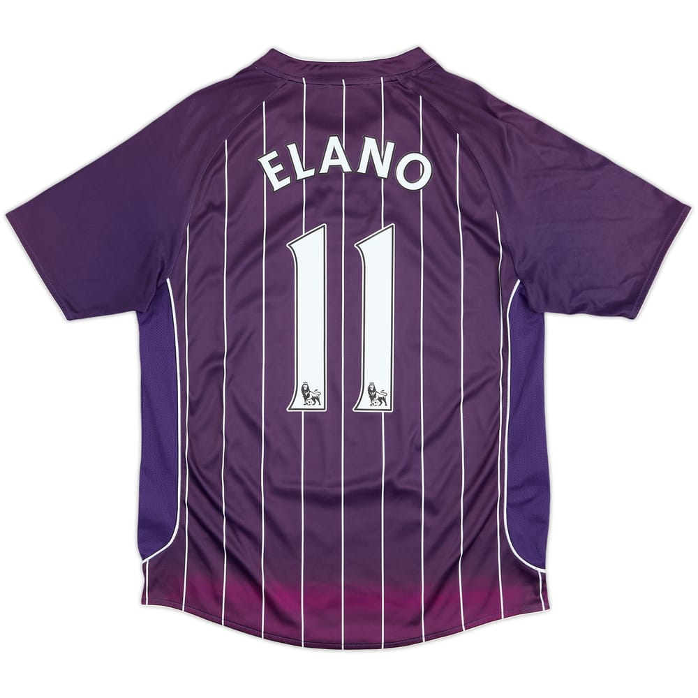 2007-08 Manchester City Away Shirt Elano #11 - 4/10 - (M)