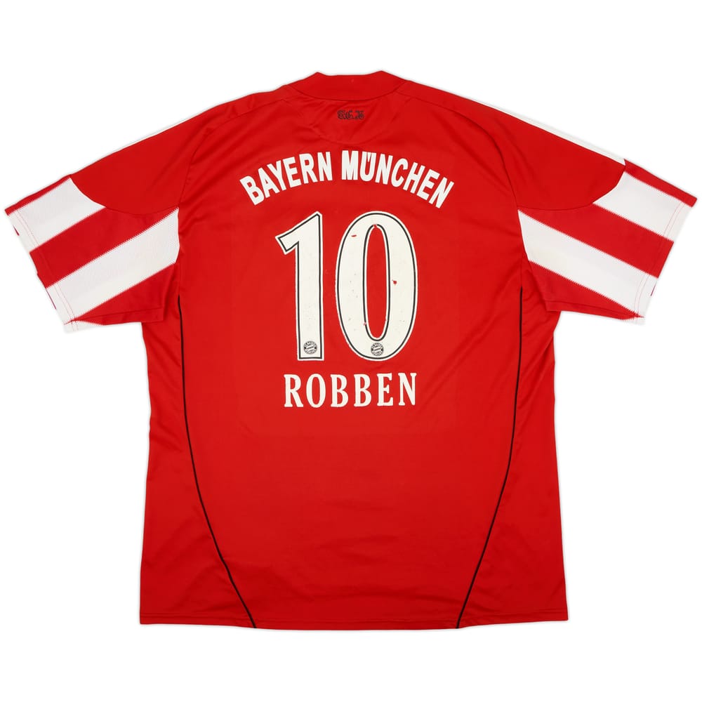 Camiseta de local del Bayern Munich 2010-11 Robben #10 - 4/10 - (XXL)