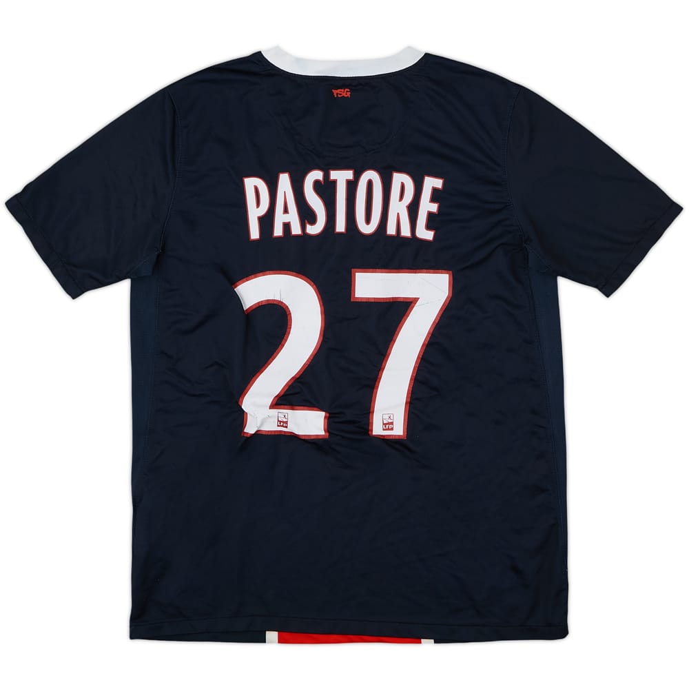 2011-12 Paris Saint-Germain Home Shirt Pastore #27 - 5/10 - (XL.Boys)