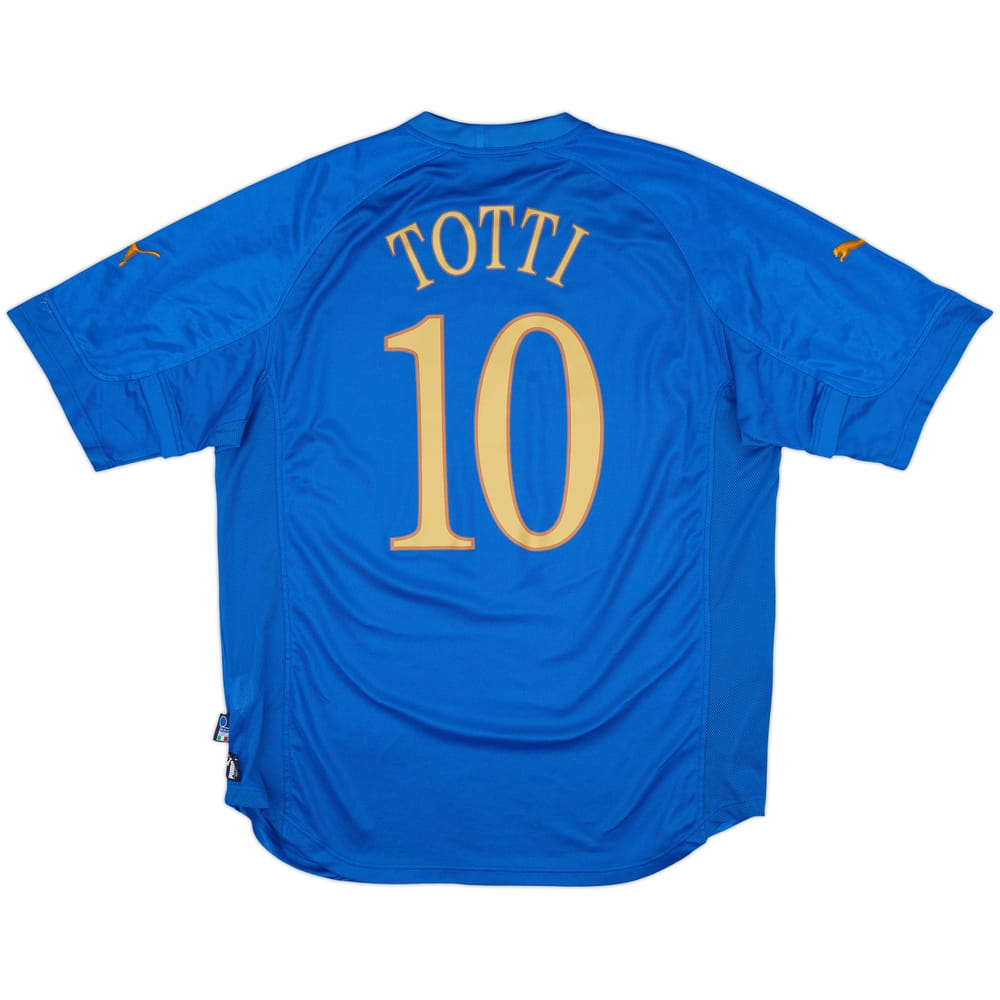 2004-06 Italia Camiseta Local Totti #10 - 7/10 - (XL)