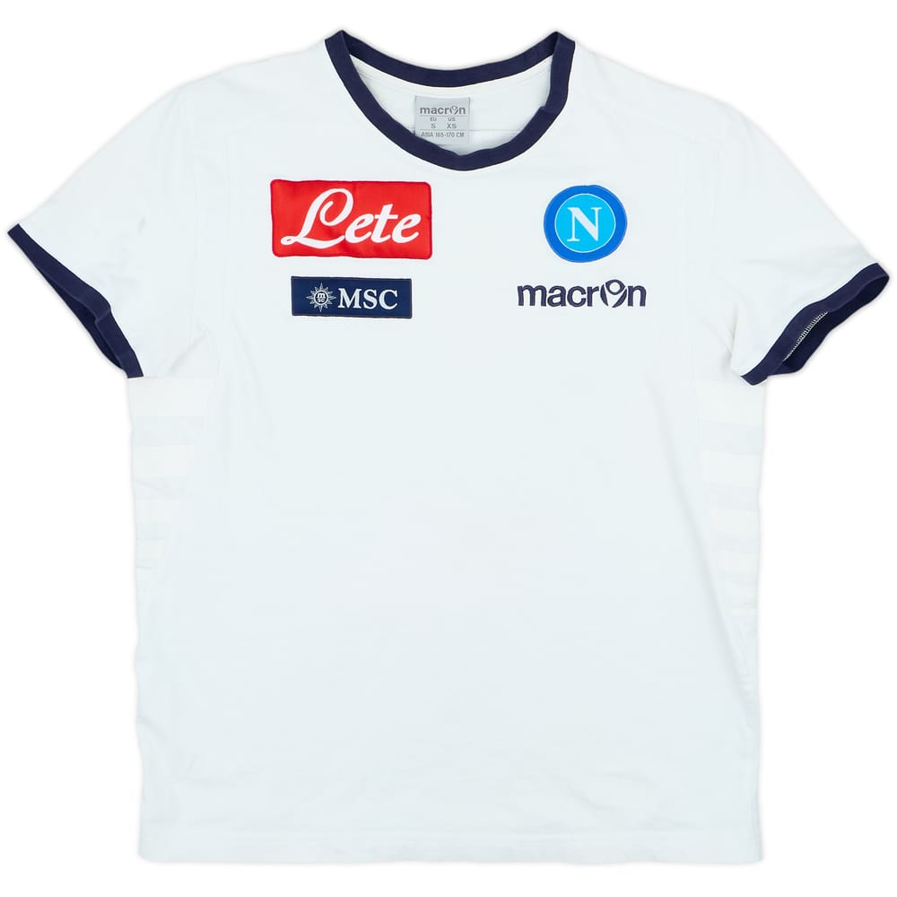 2011-12 Napoli Macron Cotton Tee - 6/10 - (S)