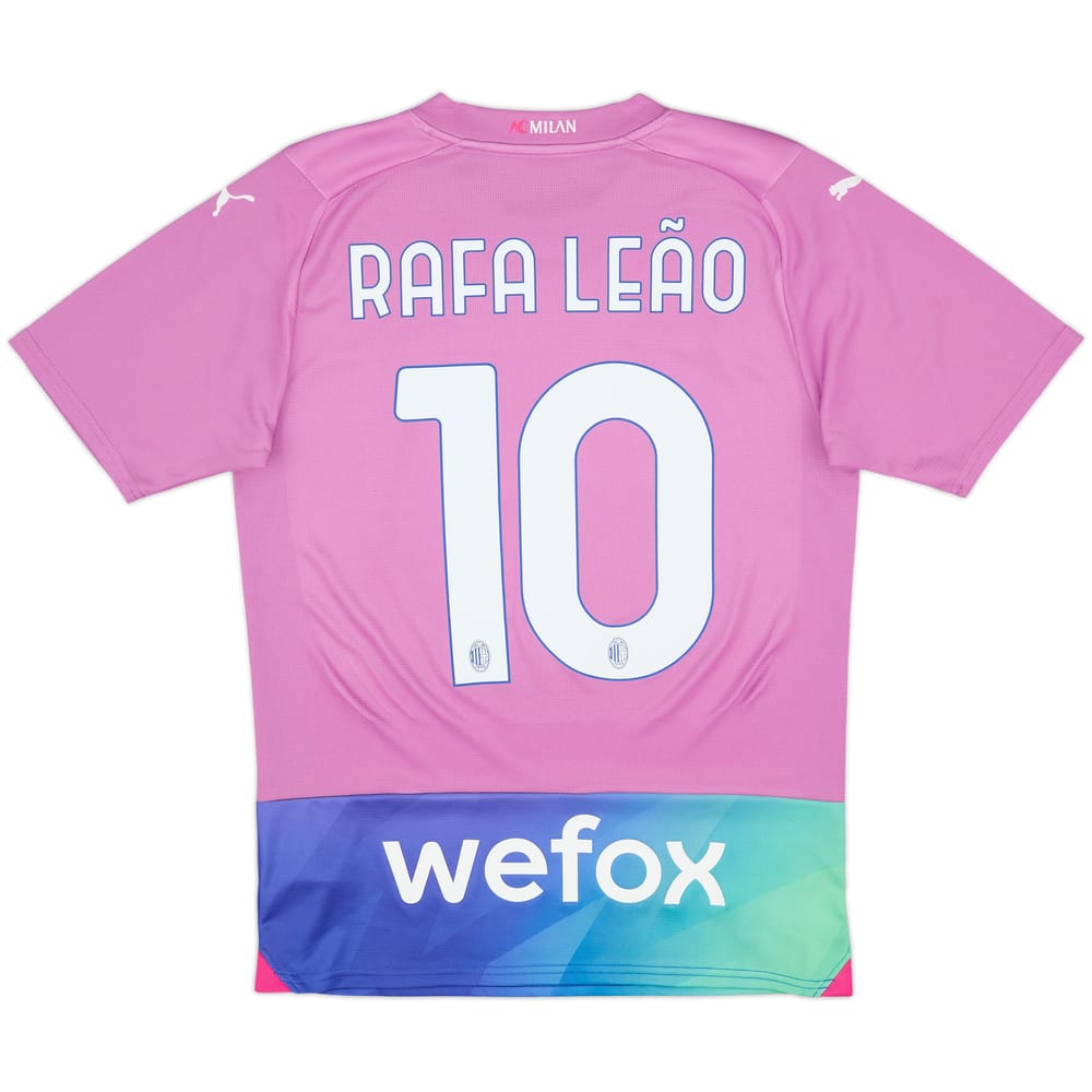 Camiseta de la tercera equipación del AC Milan 2023-24 Rafa Leao #10 - 9/10 - (S)