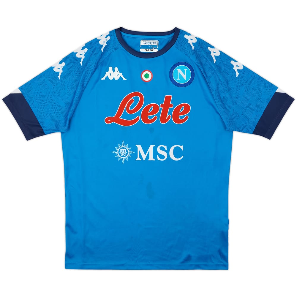 2020-21 Napoli Basic Home Shirt - 6/10 - (S)