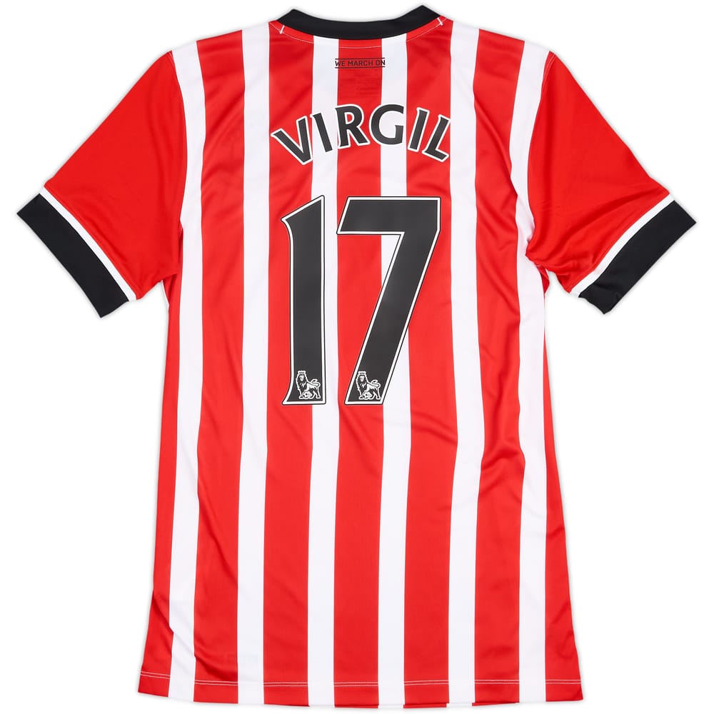 2016-17 Southampton Camiseta Local Virgil #17 - 10/10 - (S)