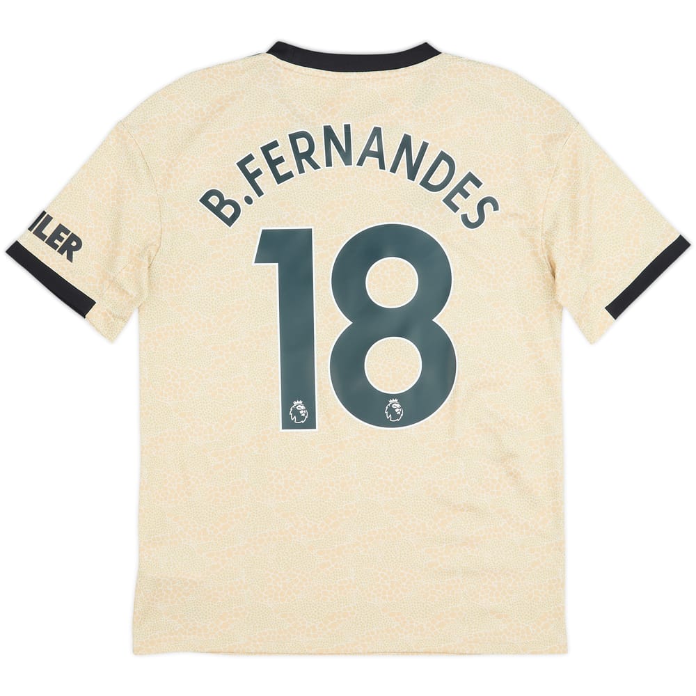 2019-20 Manchester United Away Shirt B.Fernandes #18 - 10/10 - (XL.Boys)
