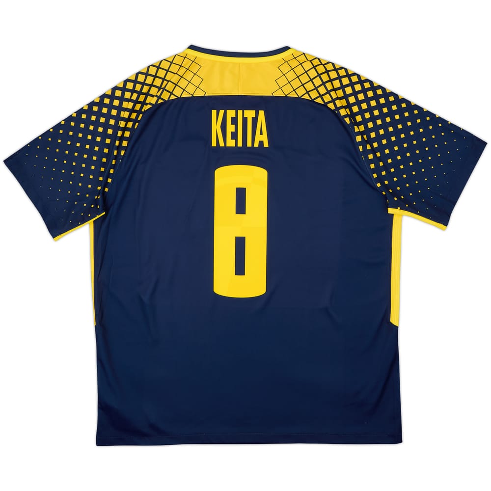 Camiseta de visitante del RB Leipzig 2017-18 Keita #8 - 8/10 - (XL)