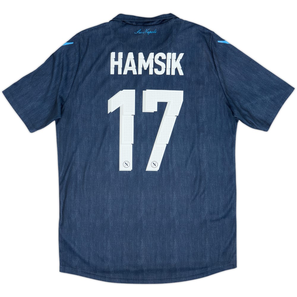 Camiseta de visitante del Napoli 2014-15 Hamsik #17 - 5/10 - (XL)