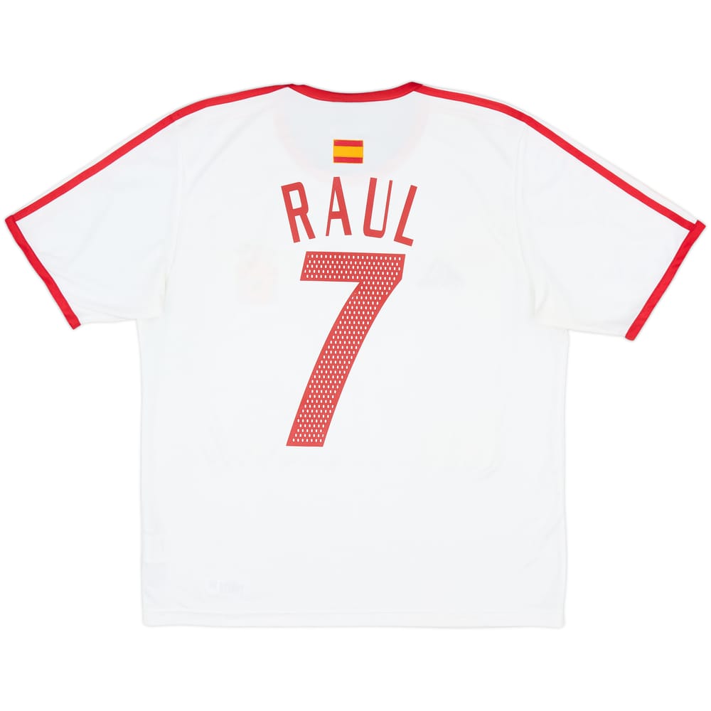 2004-06 Spain Basic Away Shirt Raul #7 - 6/10 - (L)