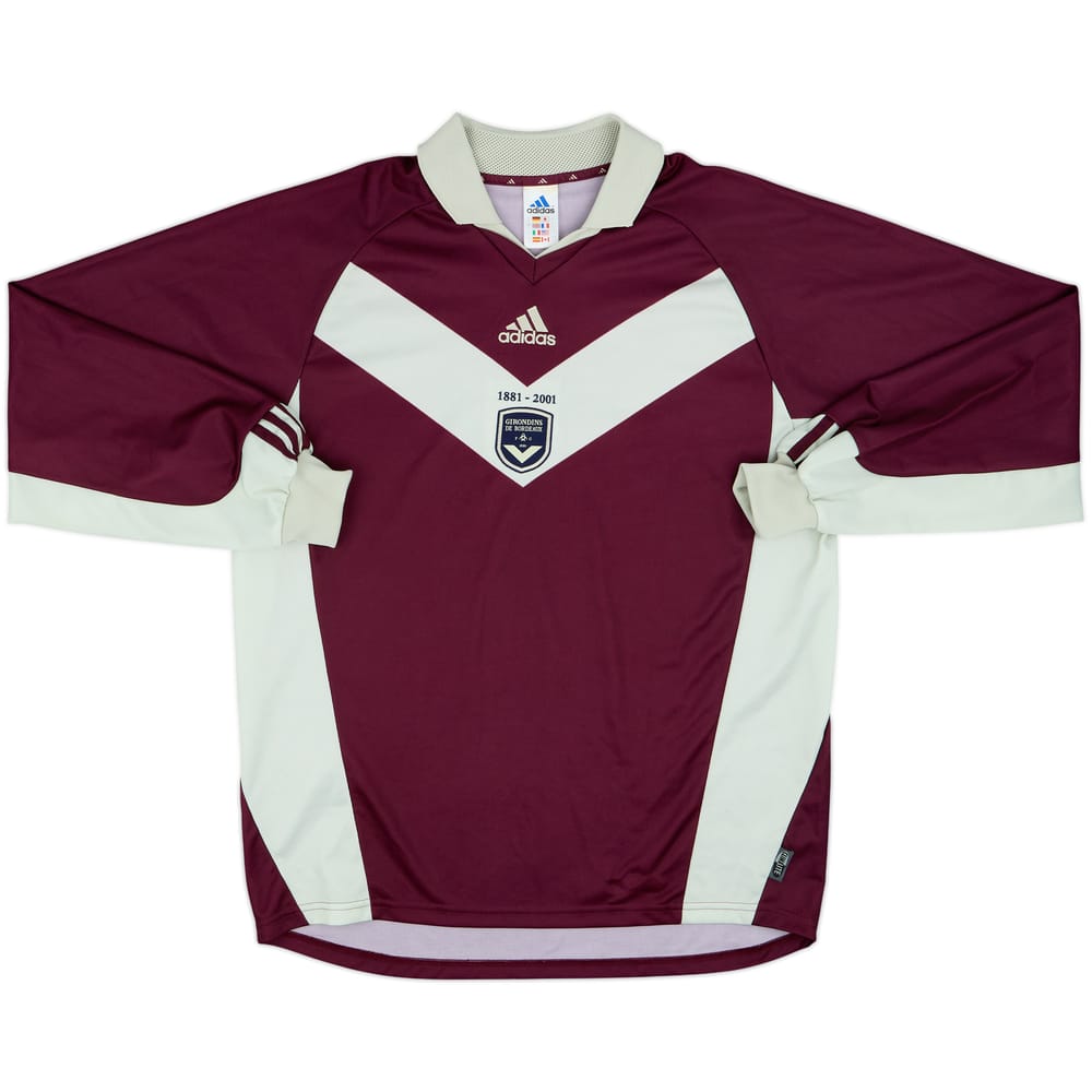 2001-02 Bordeaux Player Issue Third L/S Shirt - 9/10 - (L)