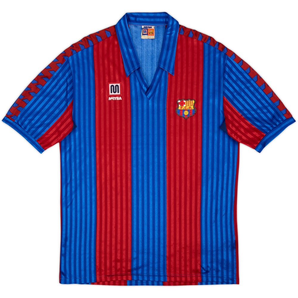 1989-92 Barcelona Home Shirt - 7/10 - (XL)