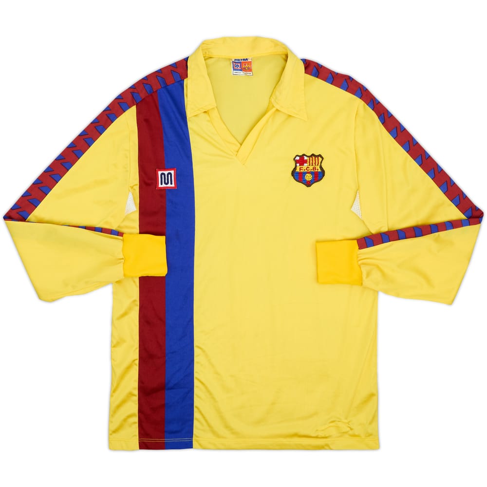 1982-85 Barcelona Away L/S Shirt - 7/10 - (M)
