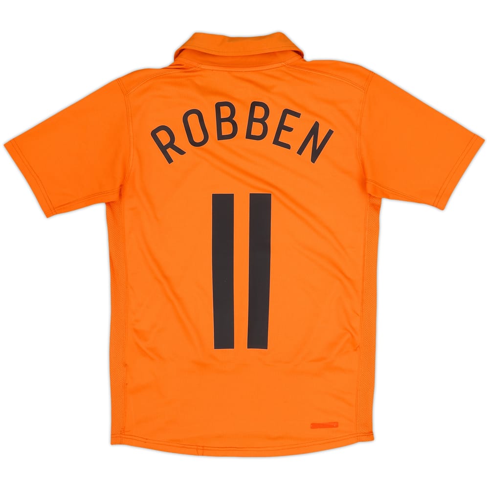 2006-08 Netherlands Home Shirt Robben #11 - 8/10 - (L.Boys)