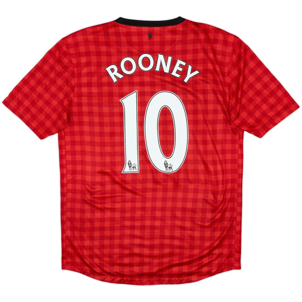 2012-13 Manchester United Home Shirt Rooney #10 - 5/10 - (M)