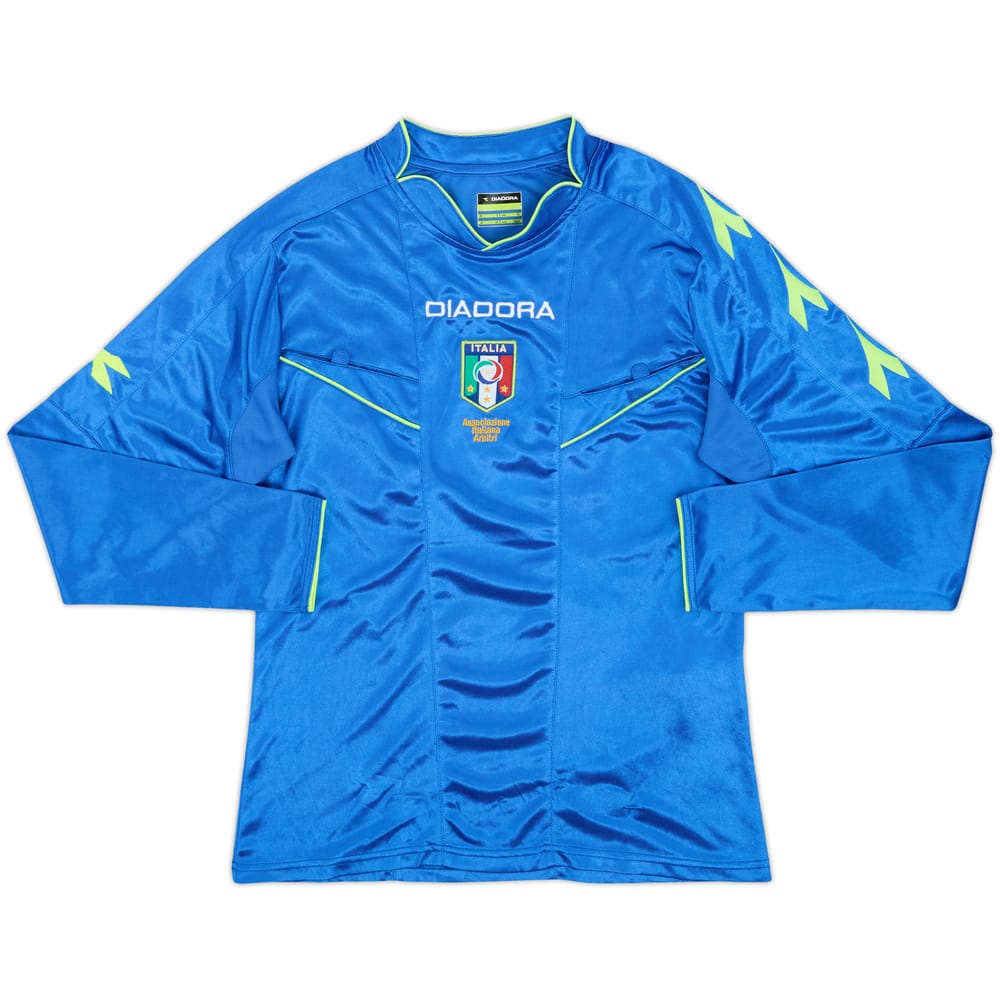 2013-14 Italy Diadora Referee L/S Shirt - 8/10 - (XS)
