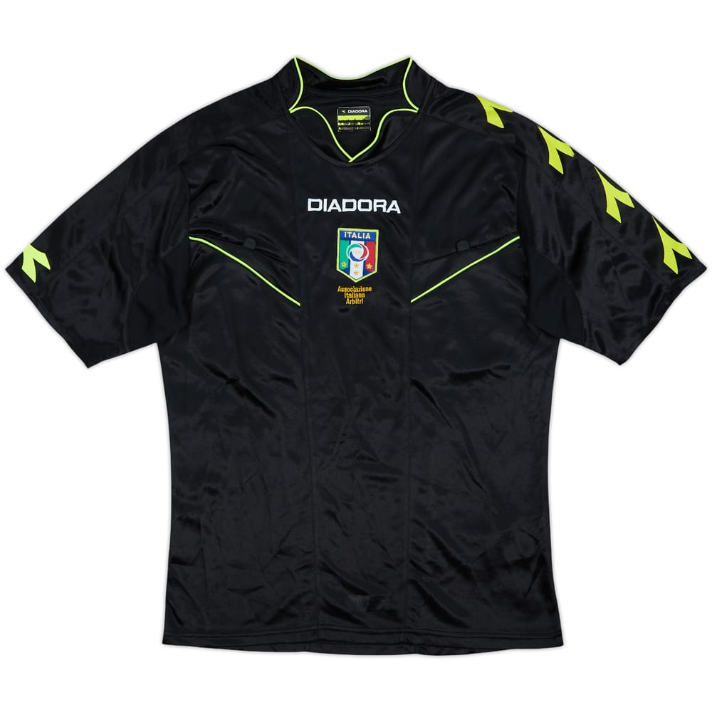 2013-14 Italy Diadora Referee Shirt - 6/10 - (M)