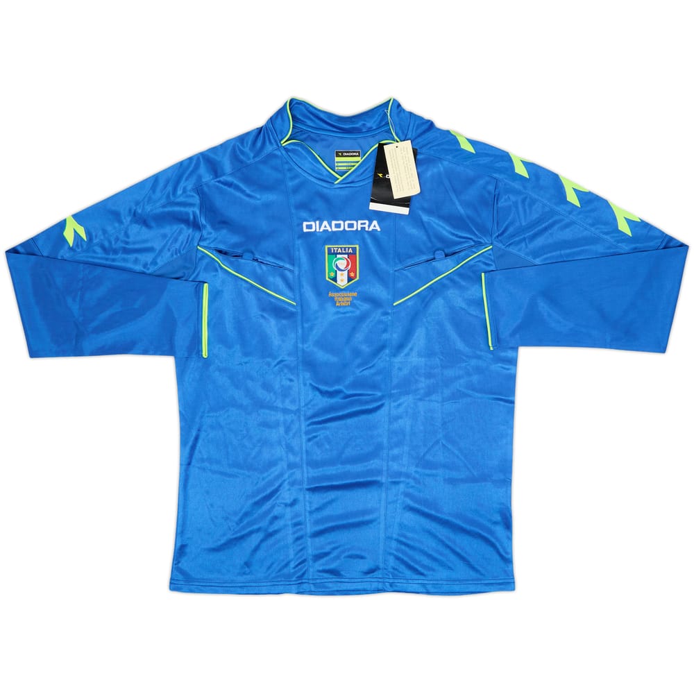 2013-14 Italy Diadora Referee L/S Shirt (M)