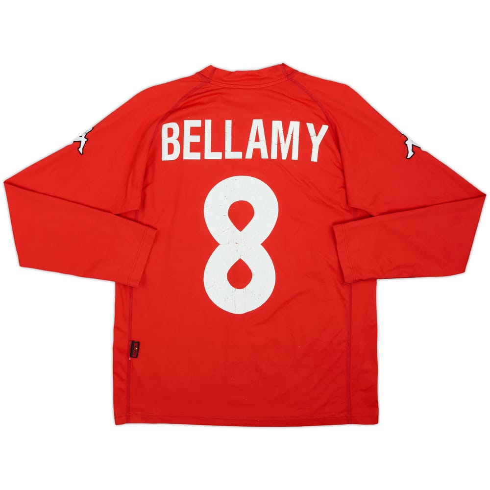 2000-01 Wales Home L/S Shirt Bellamy #8 - 7/10 - (M)