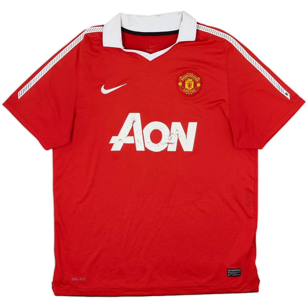 2010-11 Manchester United Home Shirt - 5/10 - (L)
