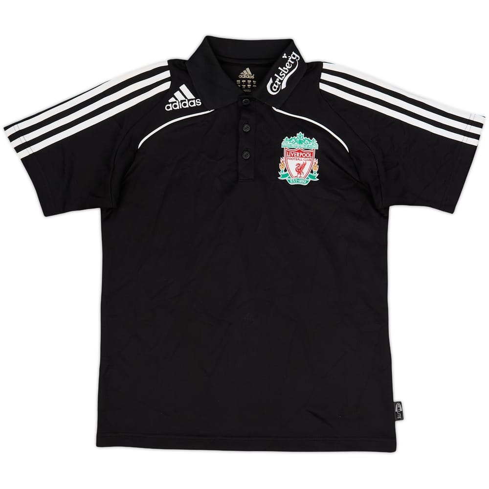 2008-09 Liverpool adidas Polo Shirt - 9/10 - (L.Boys)