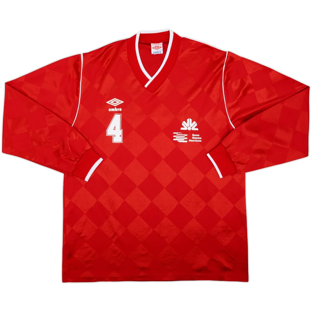 1980s Umbro Template L/S Shirt #4 - 8/10 - (XL)