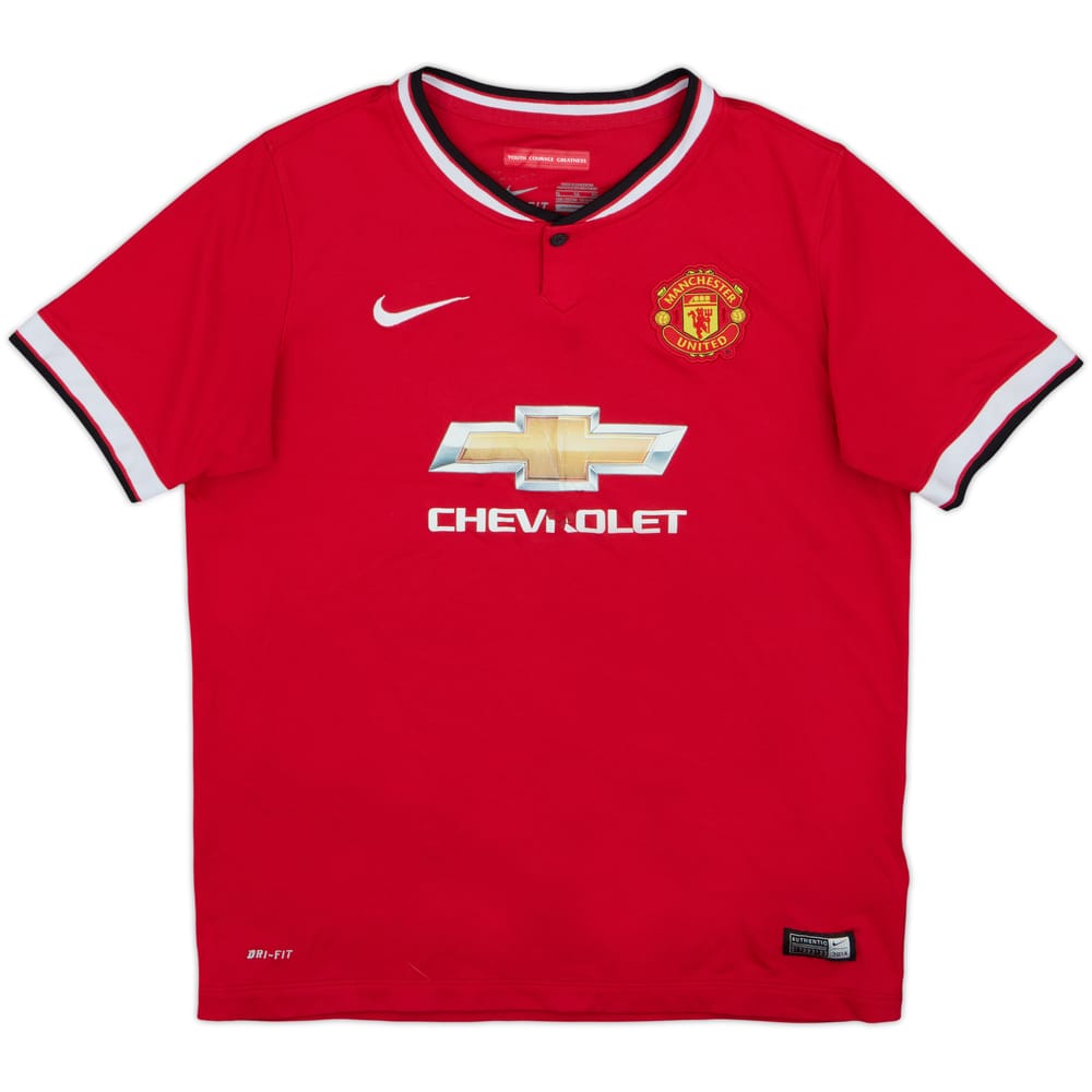 2014-15 Manchester United Home Shirt - 5/10 - (XL.Boys)