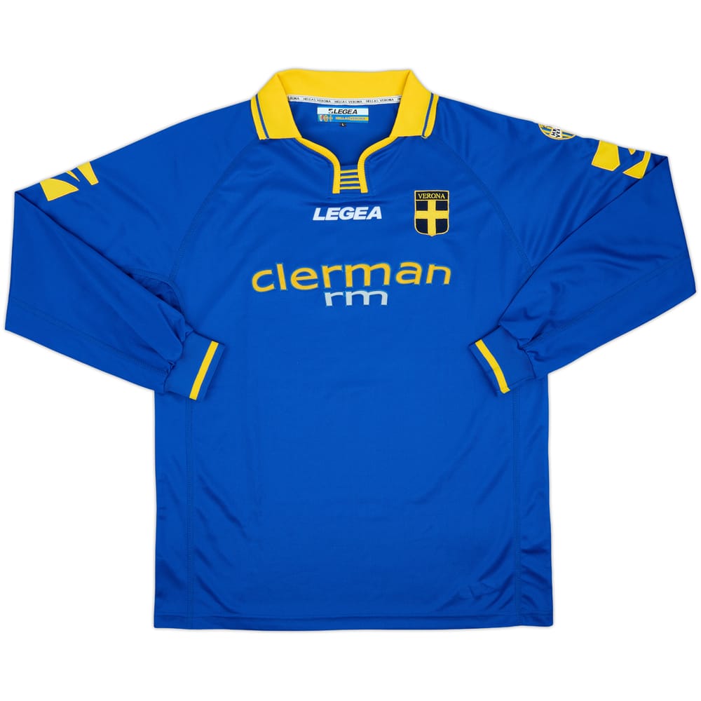 2003-04 Hellas Verona Home L/S Shirt - 9/10 - (L)