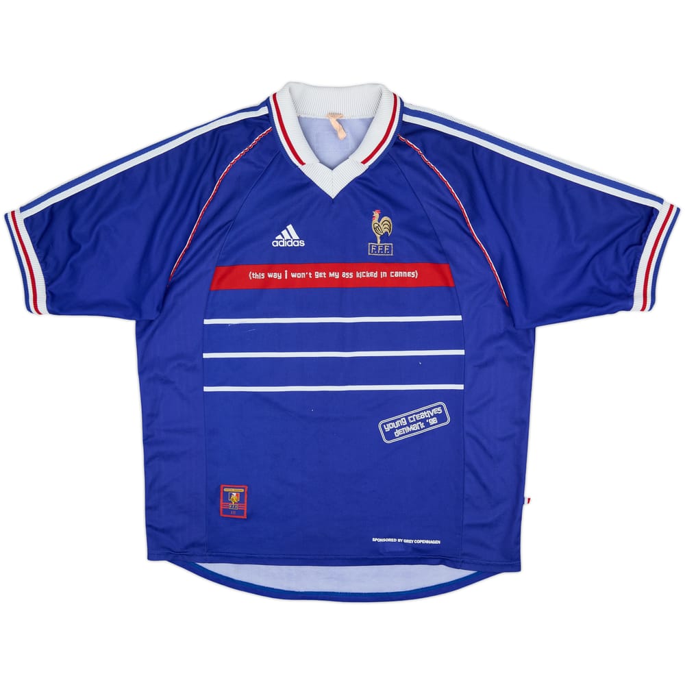 Camiseta de local de Francia 1998-00 #10 - 5/10 - (XXL)