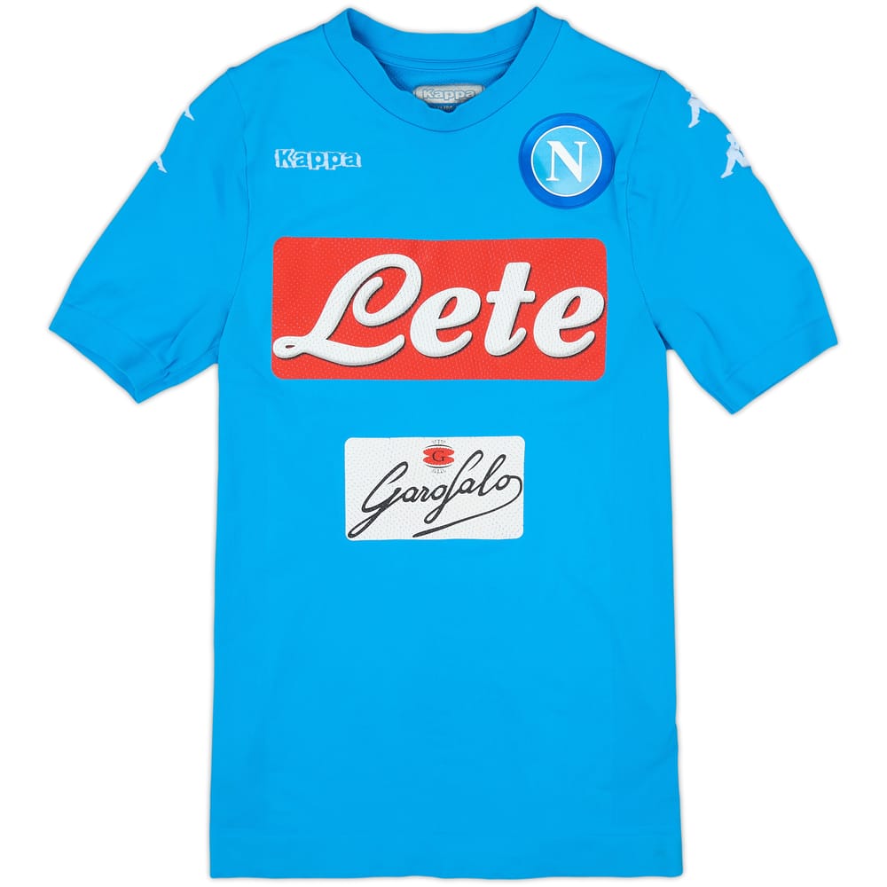 2016-17 Napoli Authentic Home Shirt - 6/10 - (M/L)