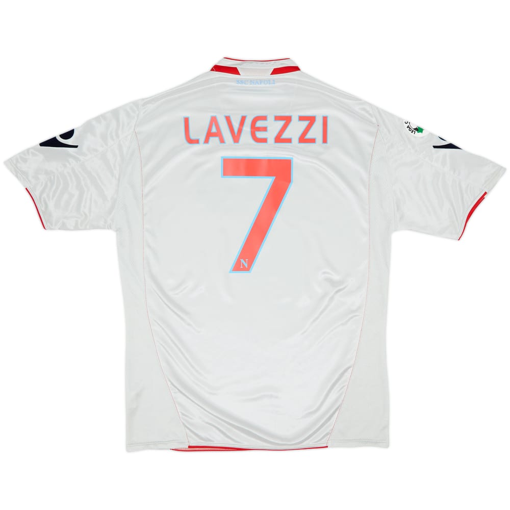 2009-10 Napoli Away Shirt Lavezzi #7 - 8/10 - (XXL)
