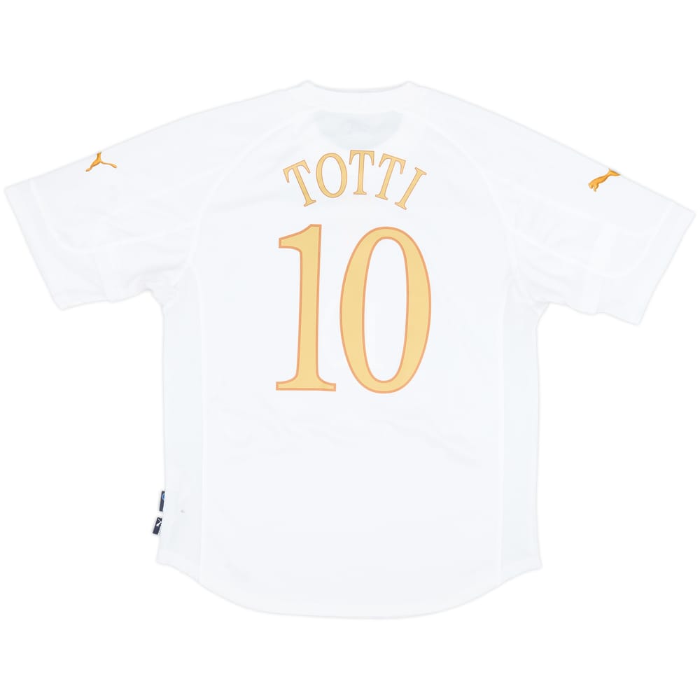 2004-06 Italia Visitante Camiseta Totti #10 - 8/10 - (L)