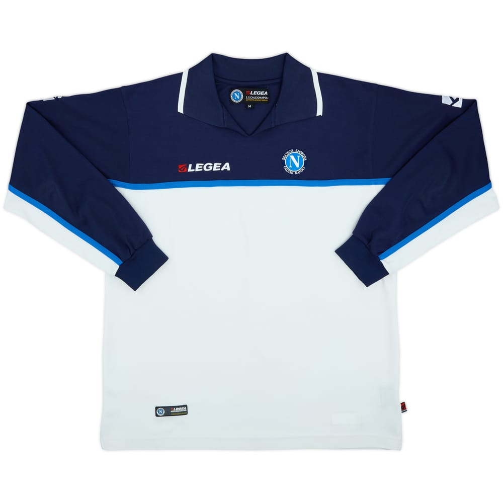 2003-04 Napoli Legea Training L/S Shirt - 8/10 - (M)