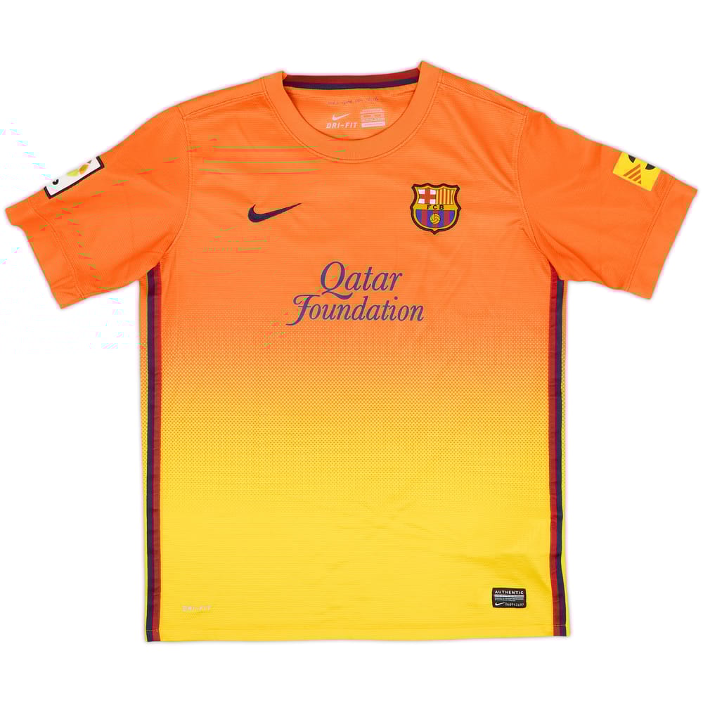 2012-13 Barcelona Camiseta Visitante - 8/10 - (XL.Boys)