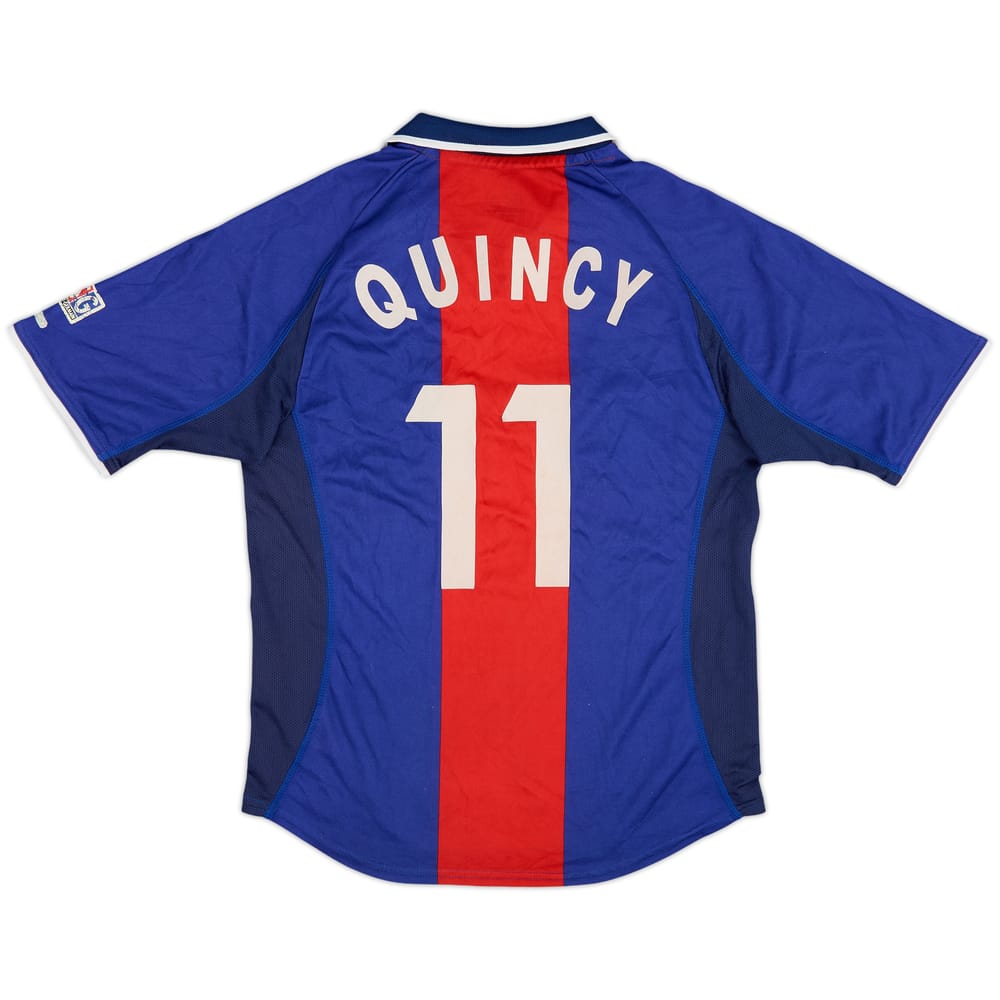 Camiseta de local del Paris Saint-Germain 2000-01 Quincy #11 - 5/10 - (Juvenil XL)