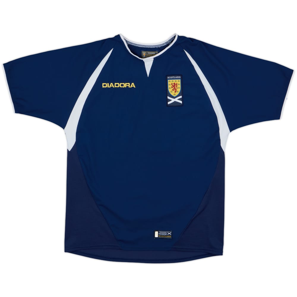 2003-05 Scotland Home Shirt - 10/10 - (L.Boys)