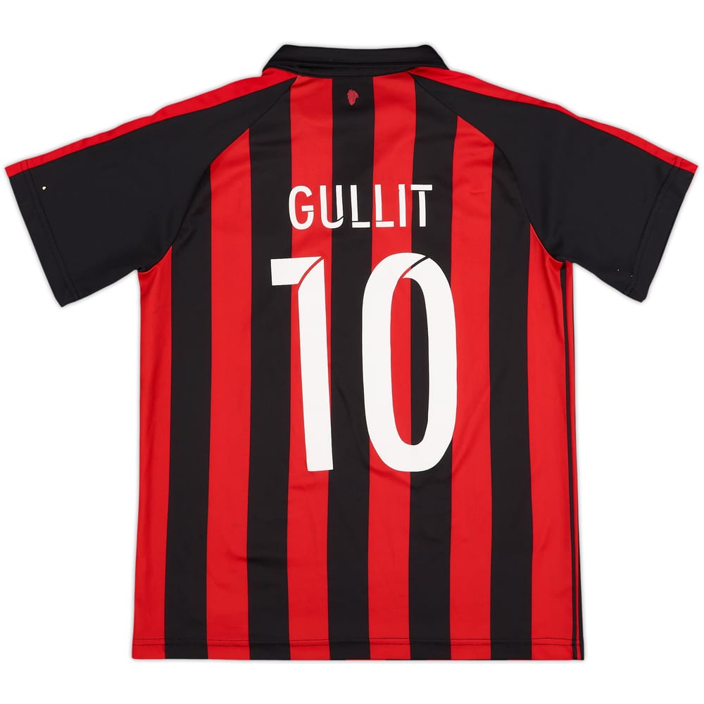 2018-19 AC Milan Home Shirt Gullit #10 - 9/10 - (L.Boys)