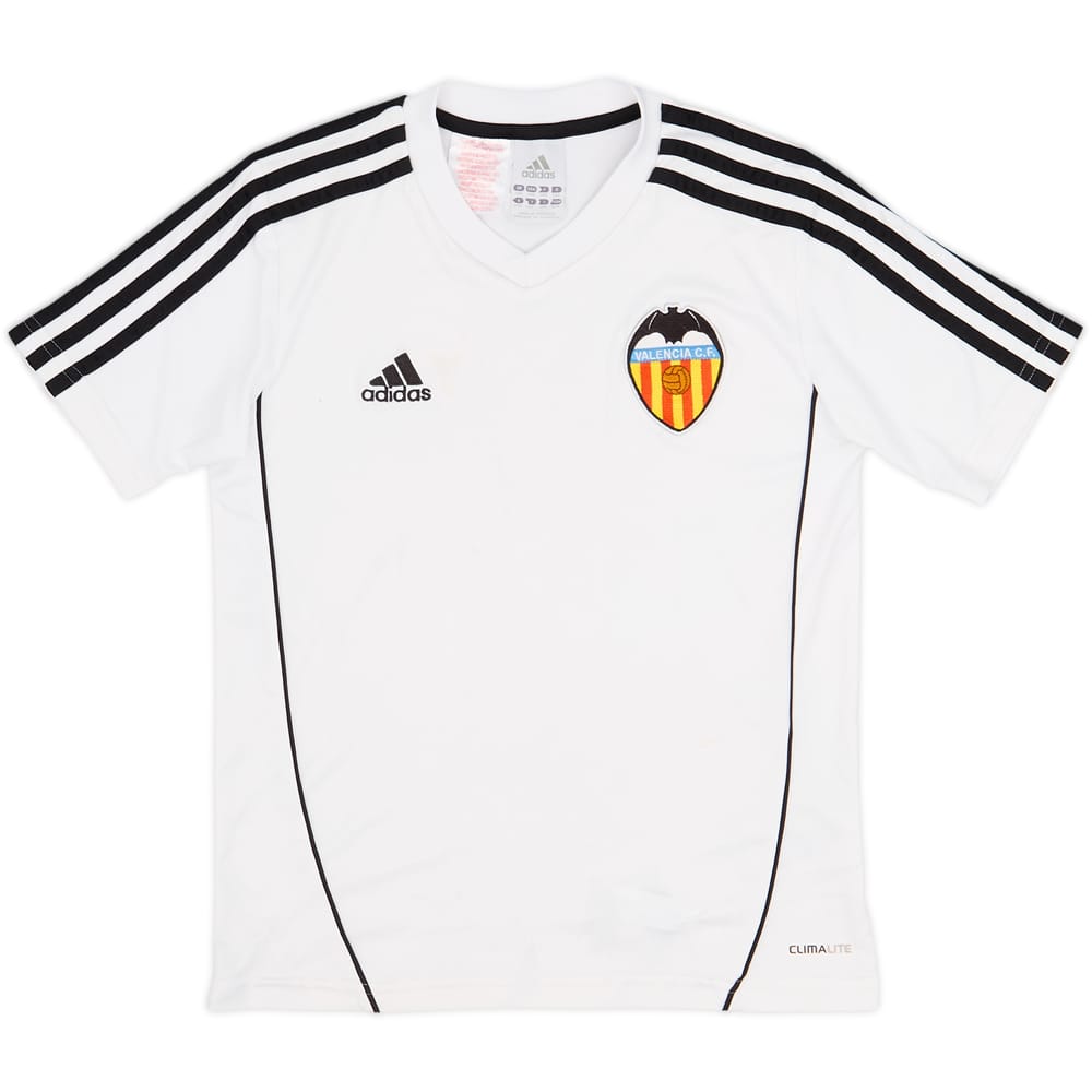 2014-15 Valencia adidas Cotton Tee - 5/10 - (6-7 Years)