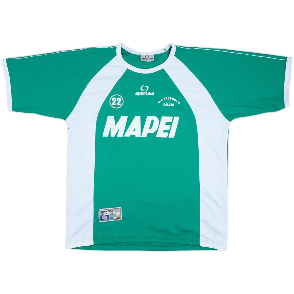 2007-08 Sassuolo Player Issue Sportika Training Shirt #22 - 9/10 - (L)