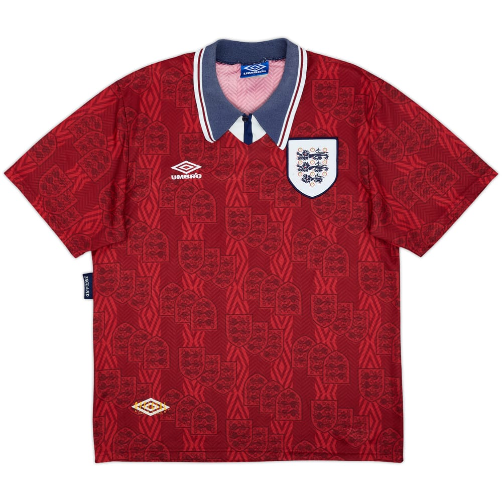 1993-95 England Away Shirt - 7/10 - (L)