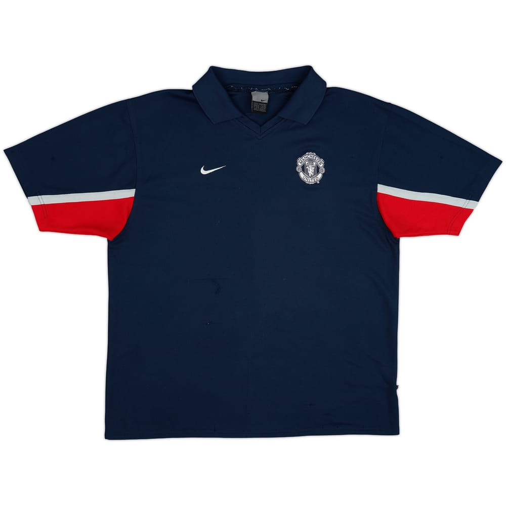 2002-03 Manchester United Nike Polo Shirt - 6/10 - (XL)